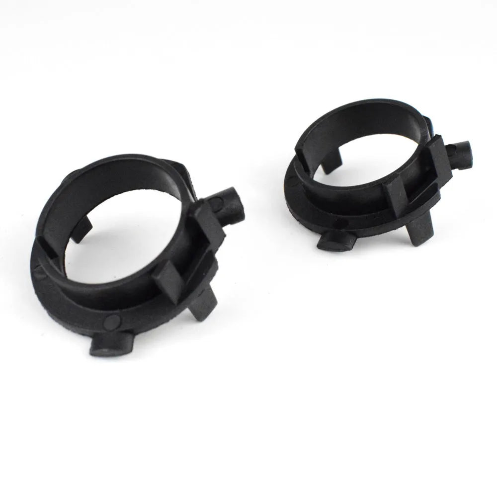 Black ABS car LED headlight card holder showing compact design for multiple vehicle models