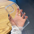 Transparent TPU shockproof phone case for Apple iPhone in Space Shell colour