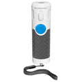 White ABS plastic ultrasonic dog trainer handheld device for bark control weighing 100g