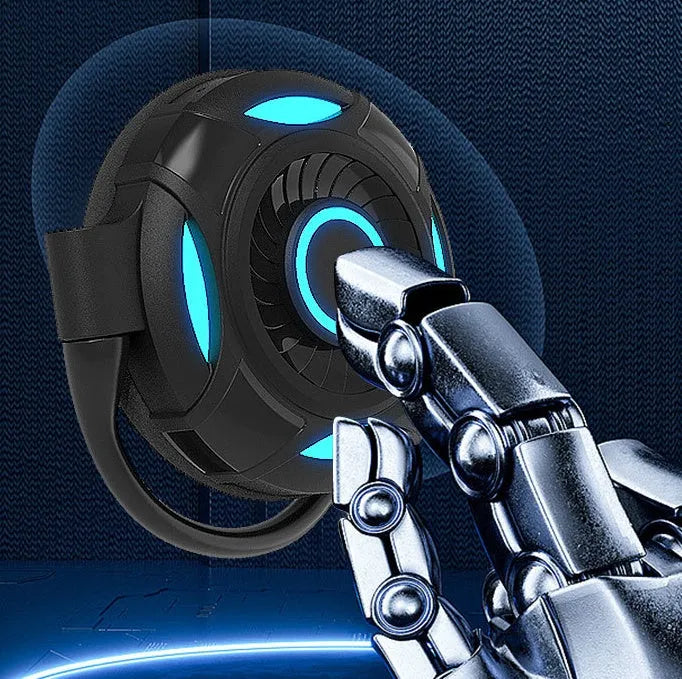 Black and white Bluetooth earphones with hanging ear design for gaming with 10-metre wireless range