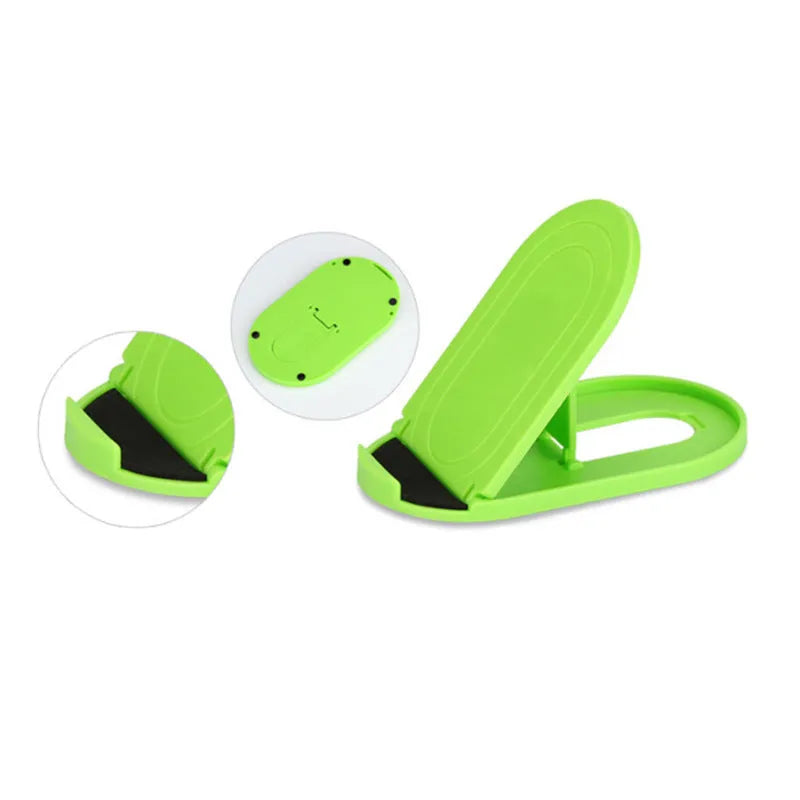 Plastic mobile phone stand with bracket support in multiple colour options