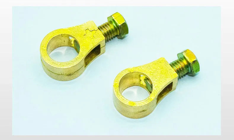 Pure copper car battery terminal clamp with patented design