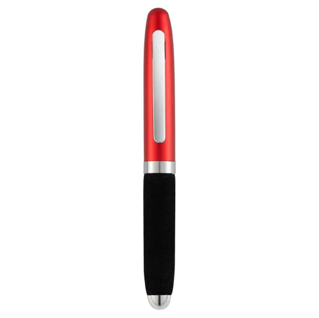 EVA metal cap mini ballpoint pen showing compact size and metal construction
