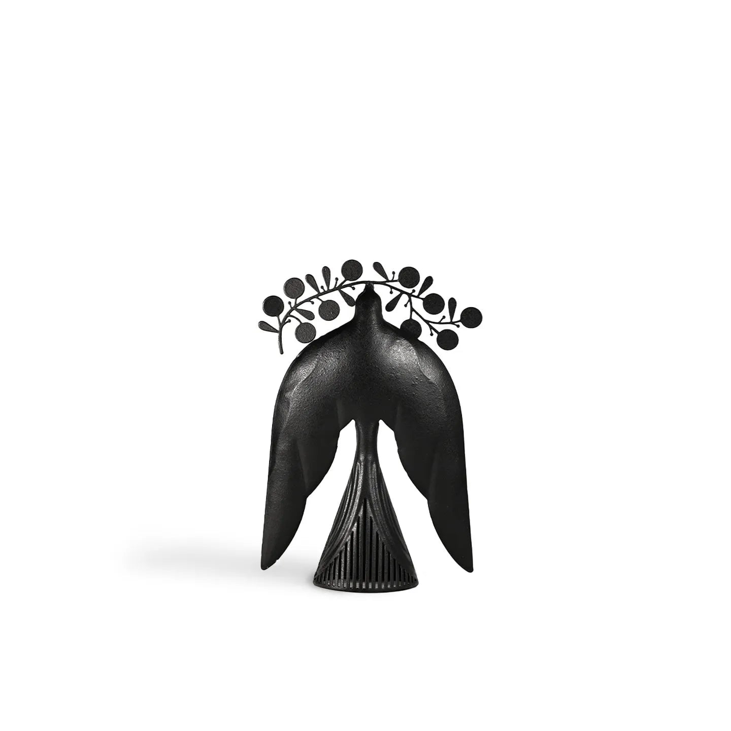 Handmade iron flying bird ornament in Ancient Chinese style on display.