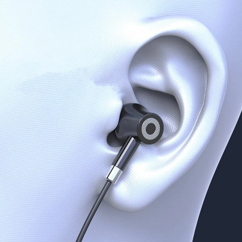 Neck-hanging wireless Bluetooth sports headphones showing power display card function and available in black, red, purple or green colours