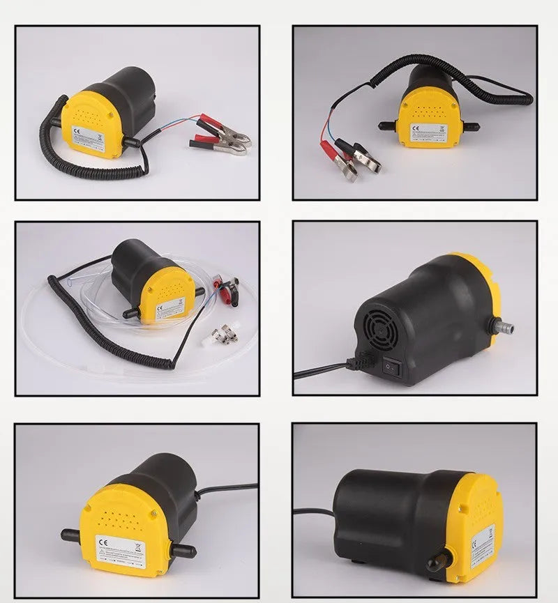 12V electric self-priming oil gear pump with engineered plastic body