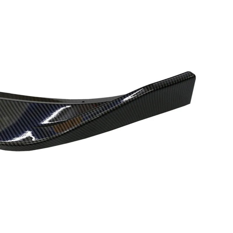 Unksera car rear spoiler retrofit kit in three-section carbon braze pattern design for 14-19 vehicles