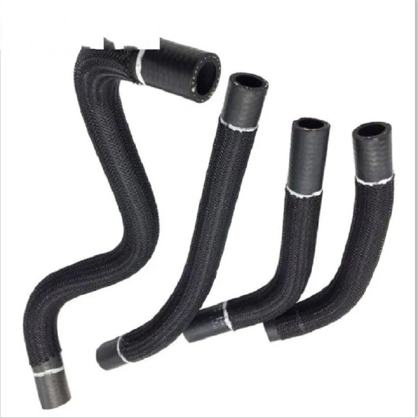 Black self-winding mesh sleeve for automotive wire protection with multiple diameter options