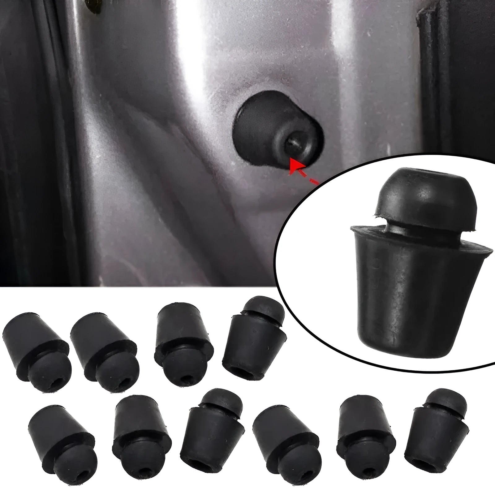 Automobile buckle machine cover trunk shock absorption rubber damping clips X16 colour