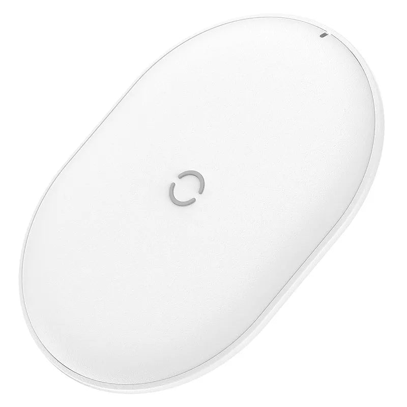 Baseus rough texture 15W wireless charging pad for mobile phones in black or white