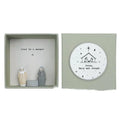 Plastic resin guardian angel figurine ornament in modern cartoon style