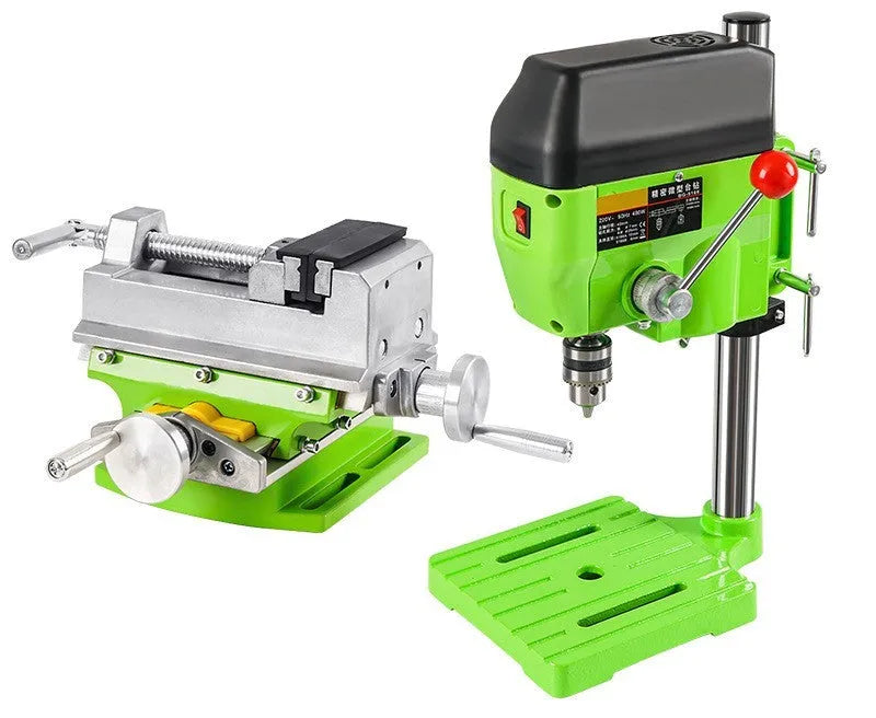 Mini bench drill milling machine with 240W AC power for 220V workshop operation