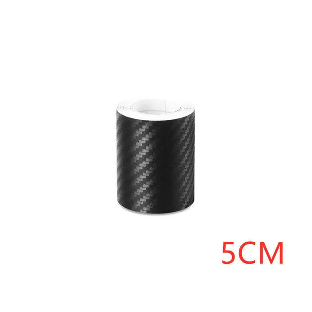 Matte finish 3D carbon fibre roll for car bumper and sill protection in various widths