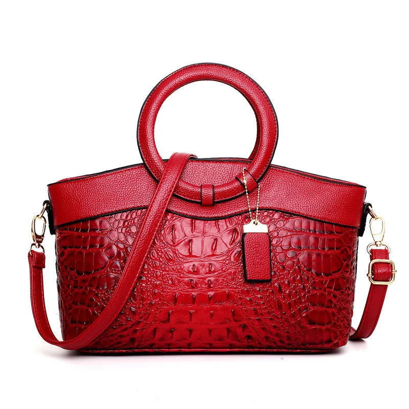Fabric ladies shoulder handbag with zipper compartments in multiple colour options