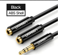 Earphone audio cable replacement with 3.5mm gold-plated connector and 20cm length