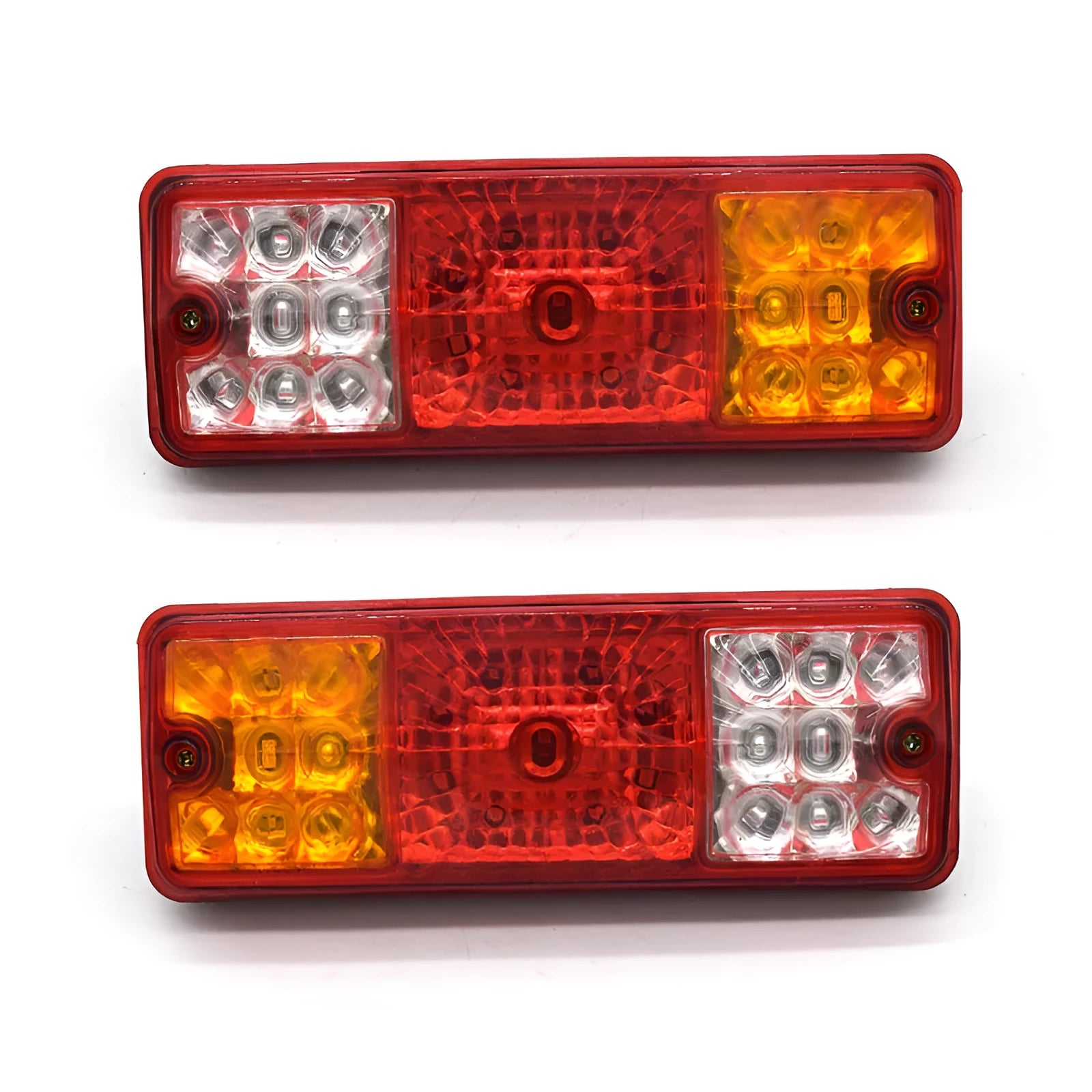 Black shell integrated taillight for electric tricycles with 12V and 48-60V voltage compatibility