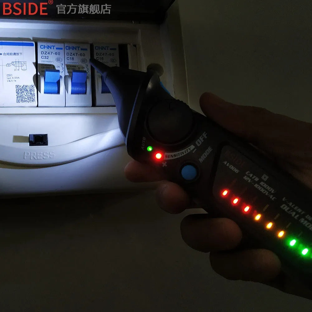 Smart sensor test pencil with round head for high pressure electrical testing applications