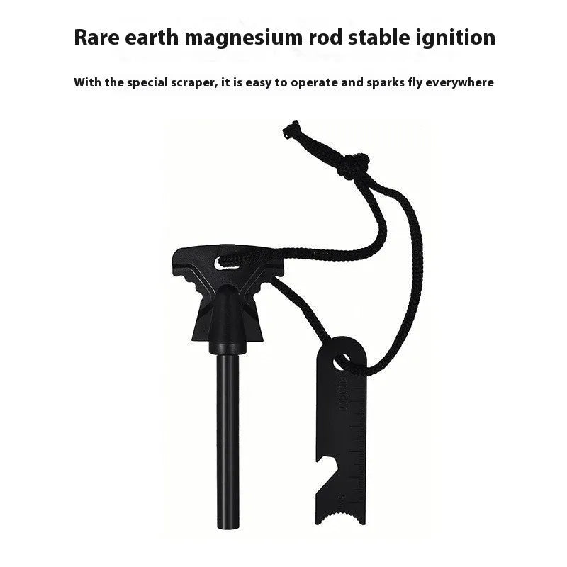 Butterfly-shaped stainless steel firestone with integrated bottle opener measuring 117mm