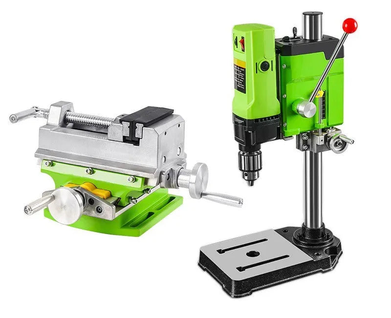 Mini bench drill milling machine with 240W AC power for 220V workshop operation