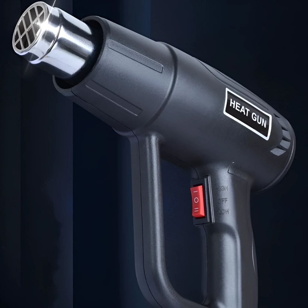 2000W hot air gun with temperature control switch and grid-pattern air outlet