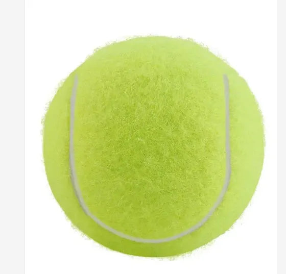6.3cm bright coloured rubber dog tennis ball for bite-resistant fetch play