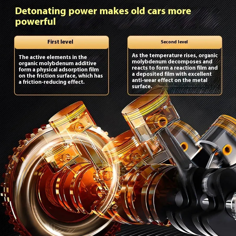 60ml bottle of white-capped engine antiwear additive oil treatment