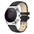 Women's multi-functional sports smartwatch in black, rose gold, silver, or white with heart rate monitoring