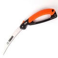 Garden trunk folding hand saw with extended blade and TPR grip