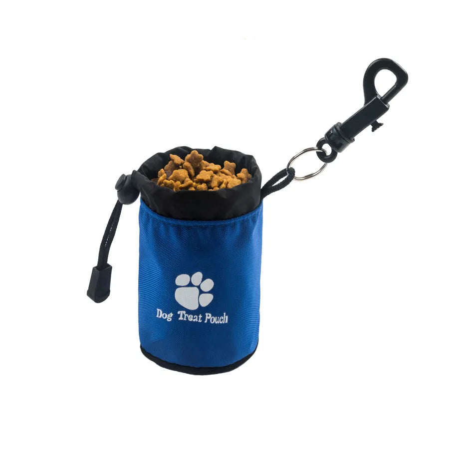 Mini nylon pet training snack bag in solid colour options