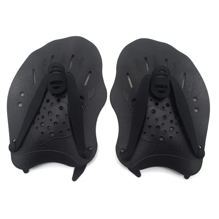 Swimming training web paddles for freestyle stroke technique in multiple colours with S, M, L size options