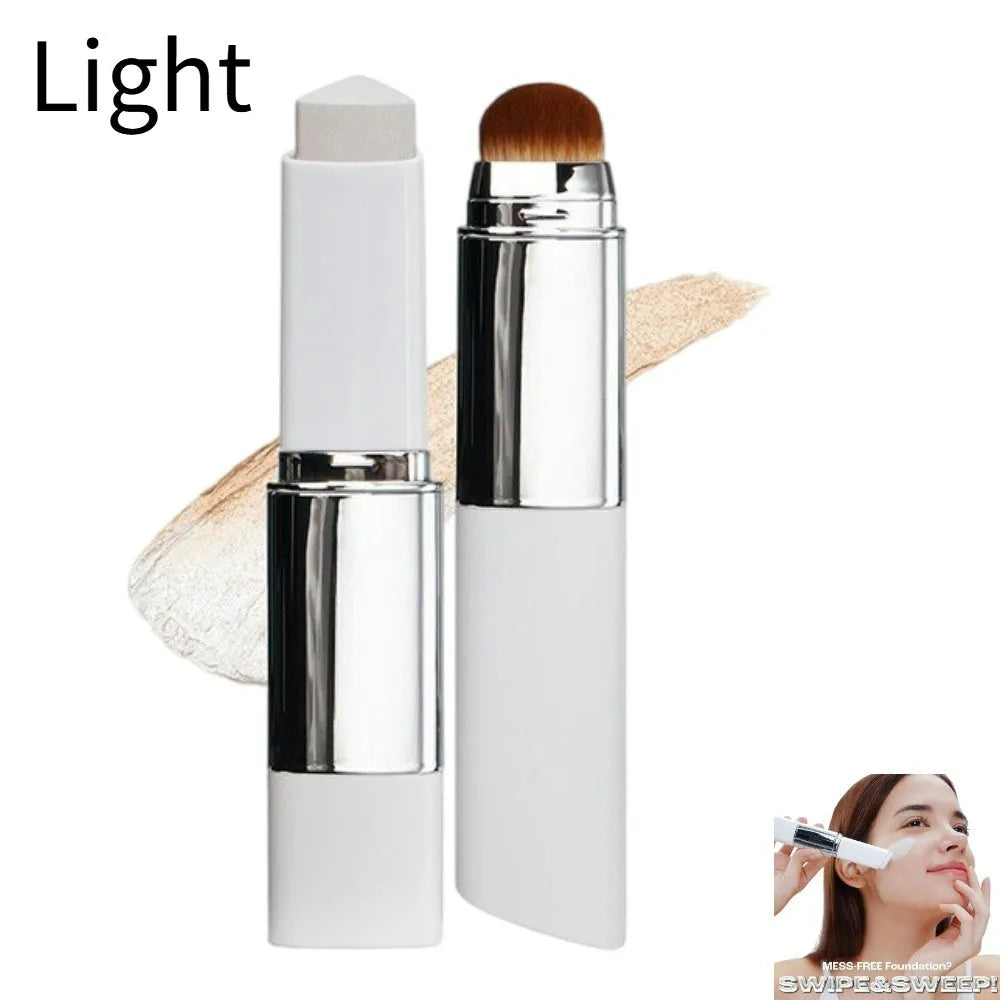 Blanc Cover Cream Stick V Foundation with removable brush applicator in light colour 13g format