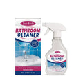 237ml bottle of bathroom cleaner spray with sodium hypochlorite formula for limescale removal
