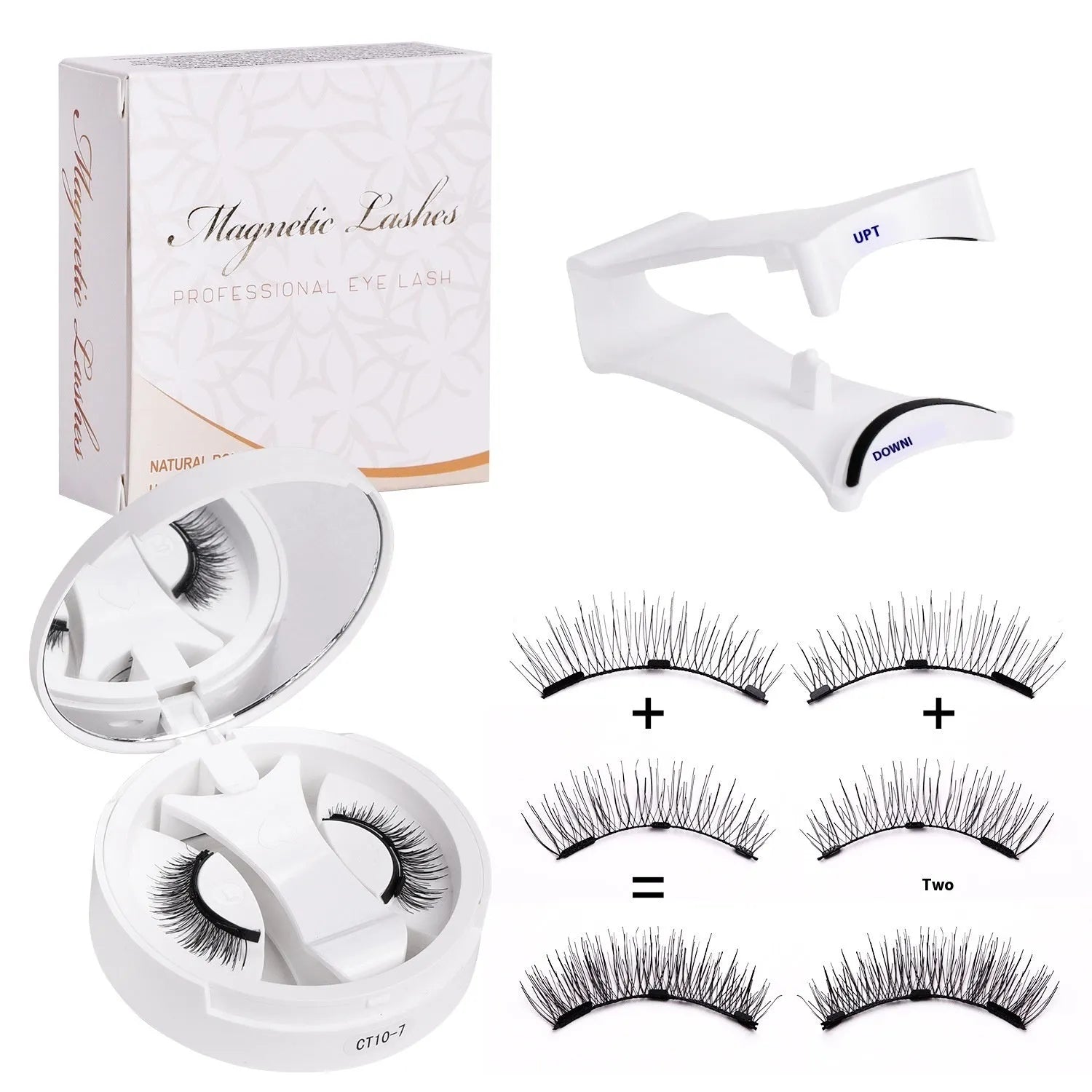 Magnetic false eyelashes integrated soap holder portable CT10 series bathroom storage unit