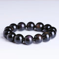 Polished crystal Pi Xiu bracelet with geometric beads in ice stone colour options
