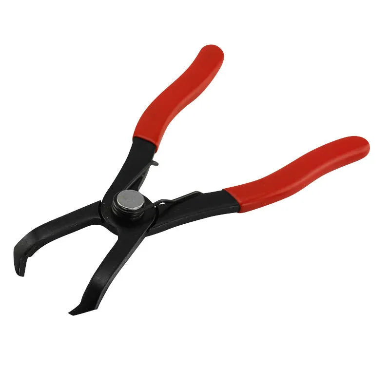 Interior round nail removal pliers with red PVC handles and 0-26mm opening adjustment