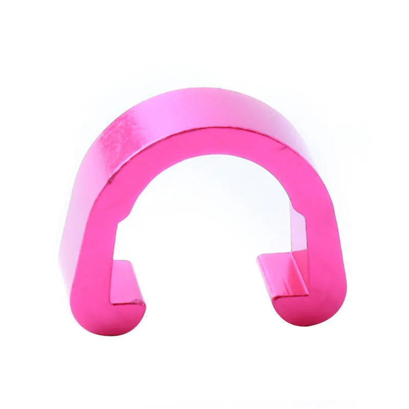 Aluminium alloy C buckle hardware component in eight colour options measuring 10.2×13×5mm