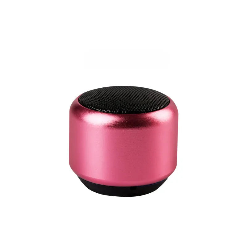 Portable mini Bluetooth wireless speaker in black blue gold or pink colour