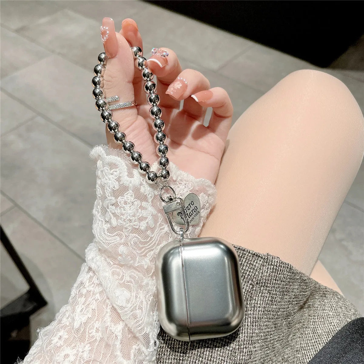 Matte plating protective cover for AirPods compatible with AirPods 4 and multiple models