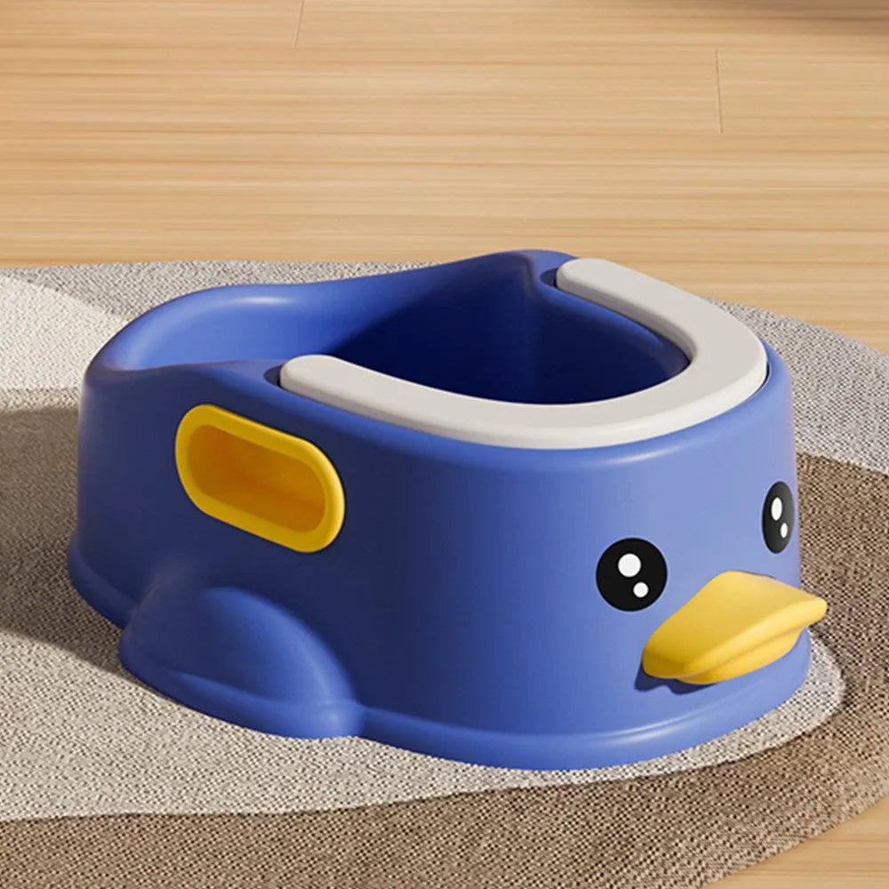 Duck-shaped PVC bathtub for dogs and cats in blue, pink or yellow colour