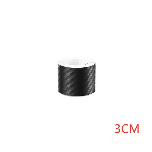 Matte finish 3D carbon fibre roll for car bumper and sill protection in various widths