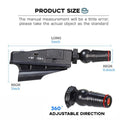 Black golf laser aiming instrument with push rod attachment for putting practice