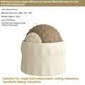 Caramel mocha and oil fruit green coloured massage balls for cold and hot compress therapy and foot massage.
