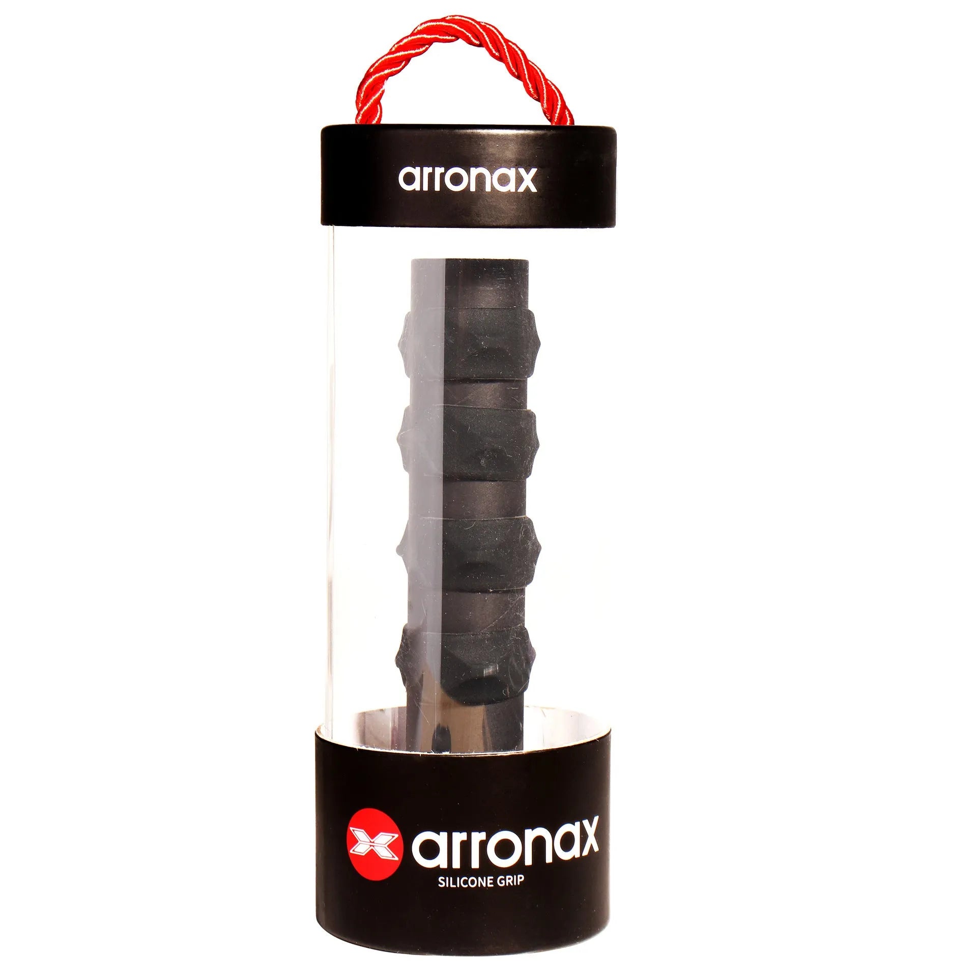 Silicone racquet hand rubber buckle in multiple colours with 17.6cm by 6.4cm dimensions