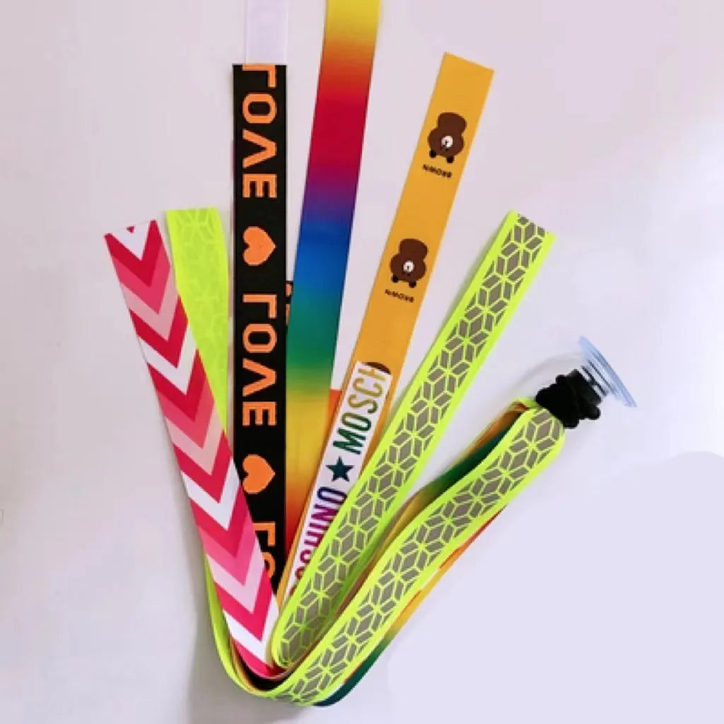 Children's helmet decorative streamer accessory in multiple colour choices for roller skating and biking