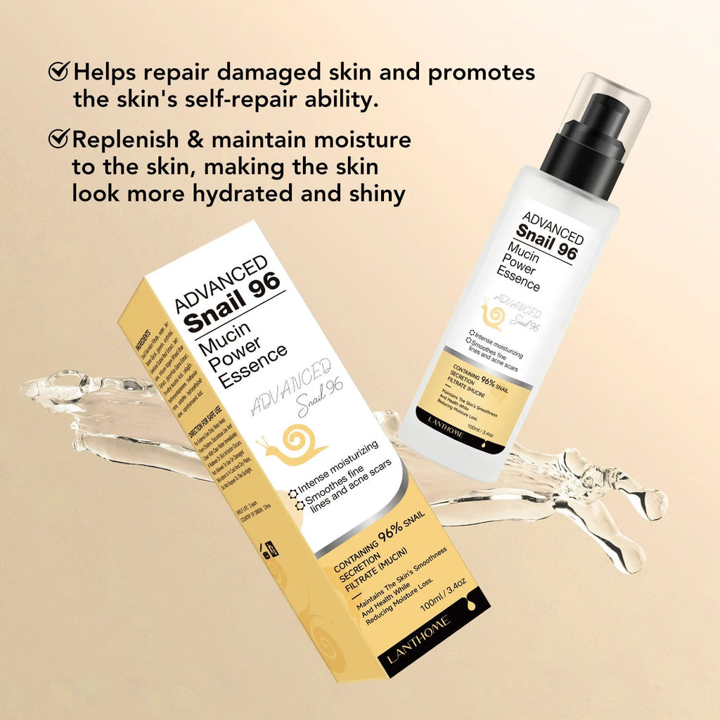 Snail snail serum moisturising facial essence 100ml bottle for universal skin care