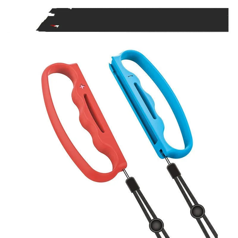 Nintendo Switch Joy-Con Boxing game grips with hand rope in black, blue red, blue green colours