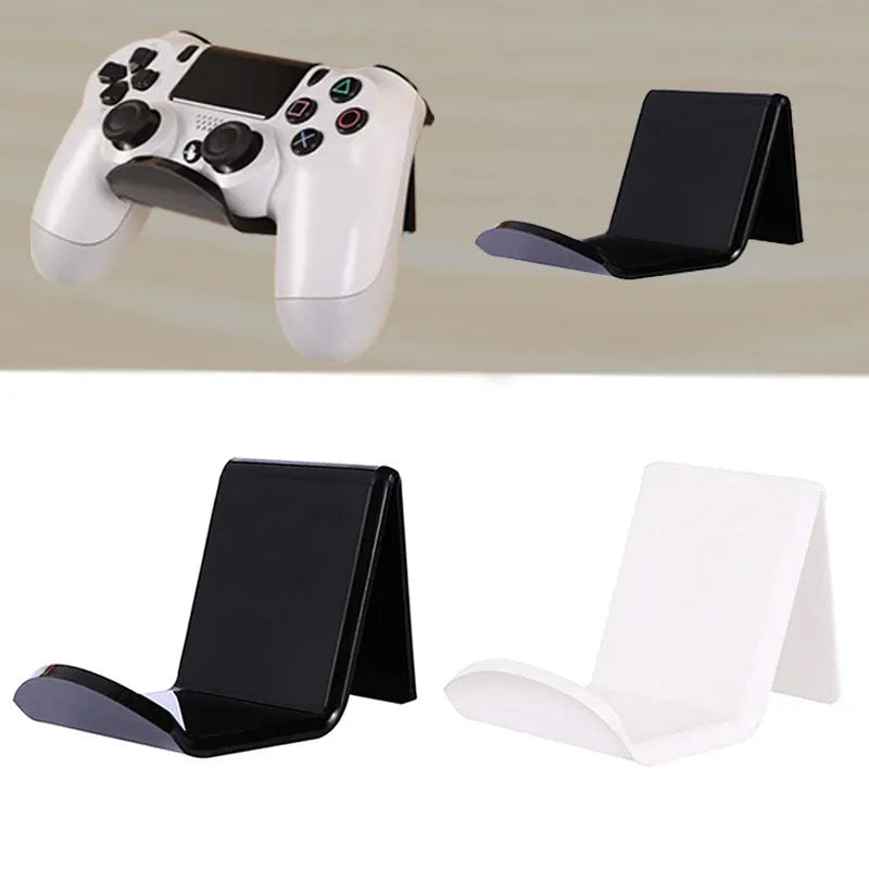 Universal game controller wall bracket in choice of black, white or transparent colour