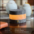 Orange volcanic rock USB charging lamp with essential oil diffusion and LED night light