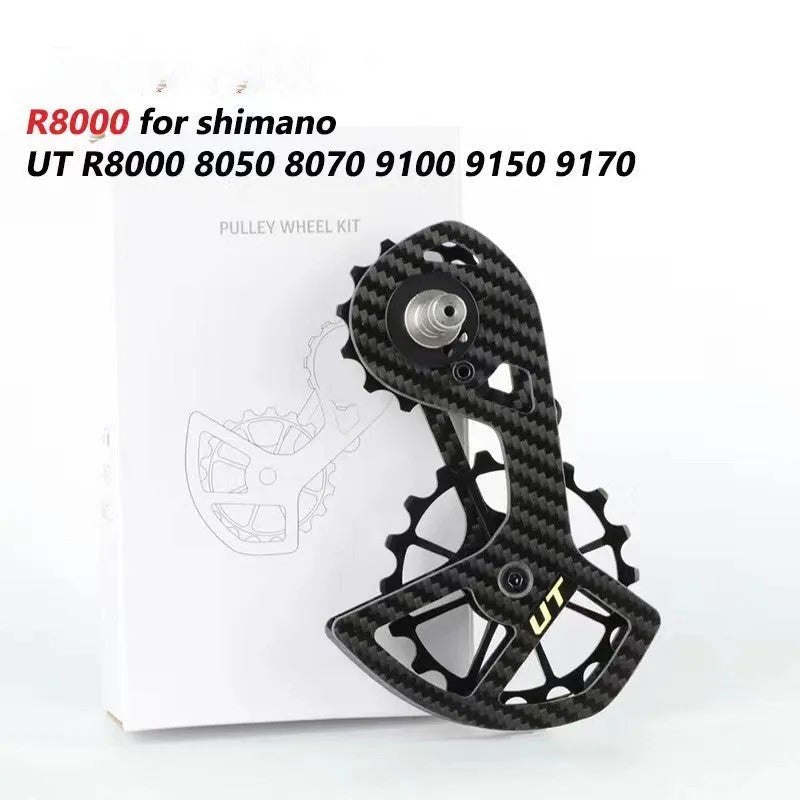 LTWOO 105 rear derailleur pulley with 13T and 18T jockey wheels for Shimano road bike groupsets