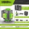 16 line green laser level tool with nylon and aluminium housing for 3D alignment projects
